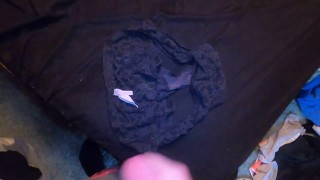 Cumming Onto My Girlfriends Dirty Panties #2