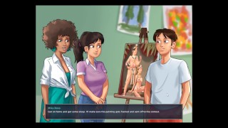 Summertime Saga Part 52: Mrs. Smith and Annie Nude Modeling