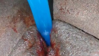 Period pussy (couldn't do much cause of heavy cramp pain.... sorry I'll try better next time)