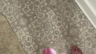 Eddie De Luca Jerks Off In Bathroom