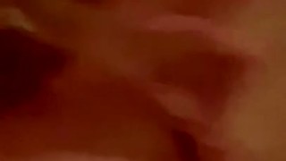 RUBBING CLIT WITH DILDO