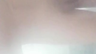 Hairy Big Dick shave in shower