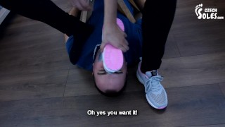 foot and domination (foot domination, foot worship, foot smelling, femdom, soles)