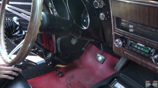 No Panties Pedal Pumping A Chevy Camaro SS 350