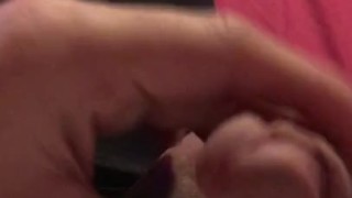 Cute Femboy Plays With Her Thick Throbbing Cock!