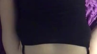 Solo female masturbation multiple orgasm
