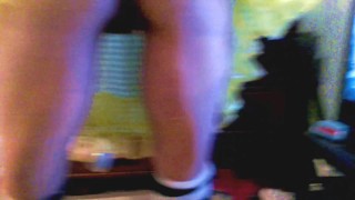 Hot Punk Wife pissing in her dress!