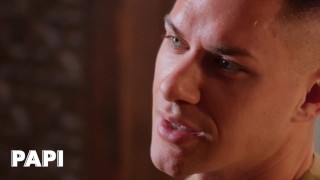 Papi - Tattooed Twink Zak Bishop Gets His Ass Rimmed & Fucked By Diego Sans' Hard Cock