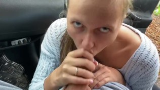 Quick Blowjob on the Road With Stacy Cruz 