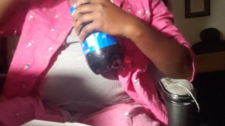 Sissy Bloats Their Belly With Soda