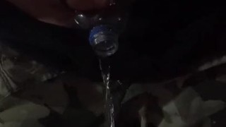 I pissed in a medical bedside toilet 