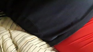 RED WATCH GUY BIG COCK INSIDE RED CALVIN KLEIN BOXERS DADDY JERKING IN FRANCE