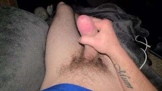 Solo male masturbation