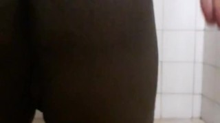 Black boy shakes and slaps ass