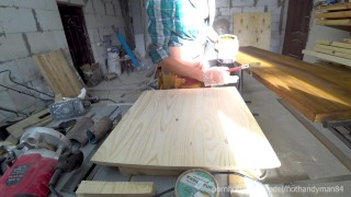 DIY Floating Table 7.2 - Painting Shelf 4k HD (music) HotHandyman