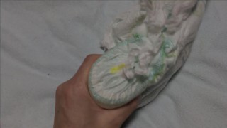 009 パンパースにおもらし！だんだんと膨らみます