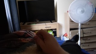 Wanking off at home