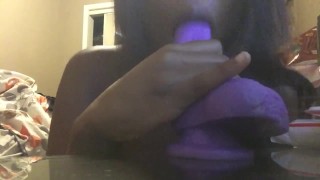 Giving my dildo head 