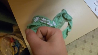 Cumming Onto My Girlfriends Dirty Panties #4