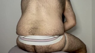 FUN WITH BUTT PLUGS, SHOWING OFF MY HAIRY HOLE, STROKING MY UNCUT COCK, (PREVIEW)