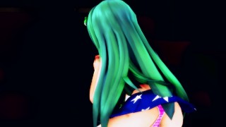 早苗「そろそろこういうのが見たかったのですよね？」【東方MMD】