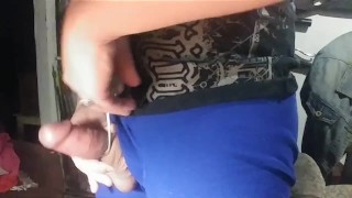 DELILAH HAS HER DICK TIED WITH WIRE!