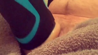 Solo male first time fleshlight fuck and cumshot