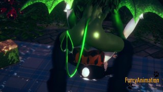 Furry Yaoi 3D - Dragon Fucks Rabbit and cums inside