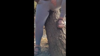 Pissing Squirting in public.. onlyfans.. kiki8972.. to see more 