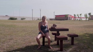 Squirting in public