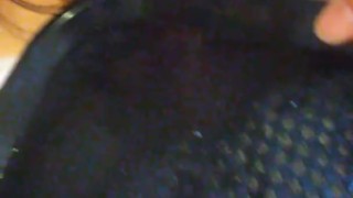 PinkMoonLust thinks she can SQUIRT GLITTER in her Mind! She Tastes her own Pussy Cum & Pours on Neck