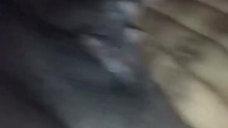 Fat wet black pussy with large clit