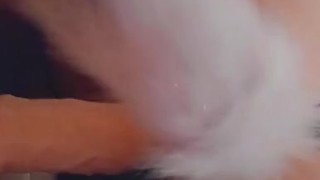 Riding my dildo for a quickie 
