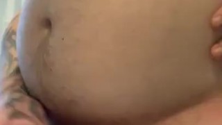Getting fat solo man masterbates and cums
