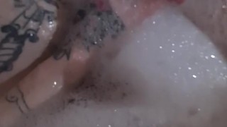 Bath male masturbation