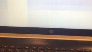 The squirt that fucked the laptop 