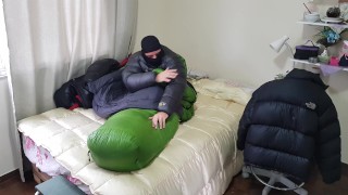 Having fun with my bag down