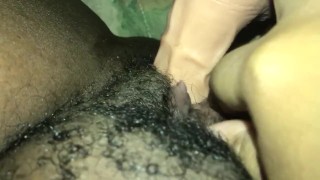 White dildo belongs in fat black bitch