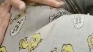 Big Cameltoe in my Pyjamapants