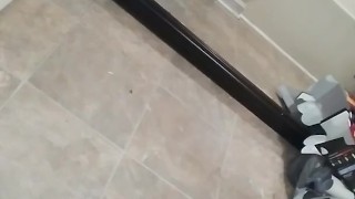 Restroom wank