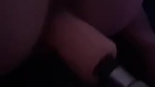 19 year old tries out Fuck machine 