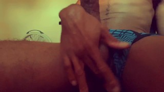 Showing off (Big dick j/o)