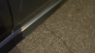 This Car keeps Parking in my Spot so I tried pissing on the Door handle this time, need better aim
