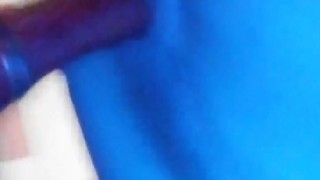 20 yo twink puts sticks hairbrush in bed and fucks it