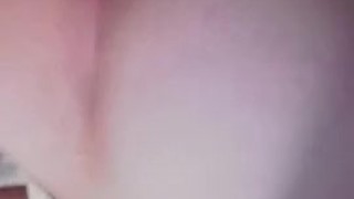 Cute 20 yo bottom rides his hairbrush for joy