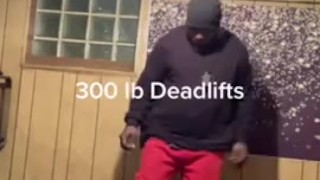 300 lb Deadlifts 