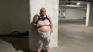 Can't a sexy lady cum in peace! Public masturbation!