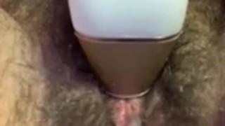 Clenching Orgasm from Sucking Vibrator
