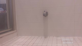 Peeing in the shower (Hairy girl)