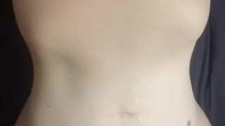 Hot milf takes my cock and a belly shot. 
